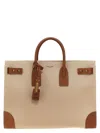 Saint Laurent Sac De Jour Large Handbag In Desert Dust/brick