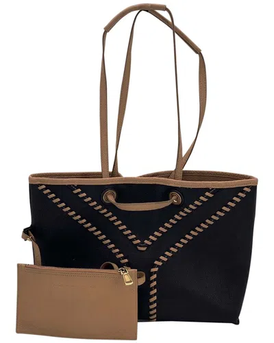 Saint Laurent Beige Leather Tote (authentic Pre-loved) In Multi