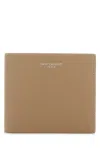 Saint Laurent Beige Leather Wallet