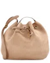 Saint Laurent Beige Sheep Leather Paris Vii Hobo Large (authentic Pre-loved) In Brown