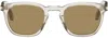 Saint Laurent Beige Sl 675 Sunglasses In Beige-beige-brown