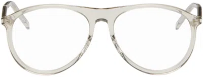Saint Laurent Beige Sl 667 Glasses In 003 Beige