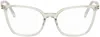Saint Laurent Beige Sl 669 Glasses In 001 Beige