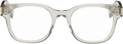 Saint Laurent Beige Sl 722 Glasses In Beige-beige-transpar