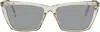 Saint Laurent Eyewear Sunglasses In 004 Beige