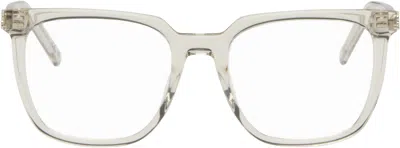 Saint Laurent Beige Sl M146 Glasses In White