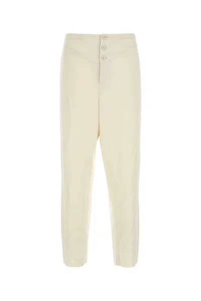 SAINT LAURENT BEIGE SLIM FIT PANT