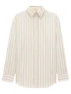 Saint Laurent Striped Cassandre Shirt