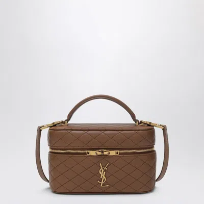 Saint Laurent Beige Vanity Gaby Cassandre Bag In Brown