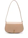 Saint Laurent Mini Voltaire Shoulder Bag In Beige