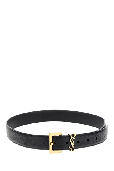 Saint Laurent Belt In Black