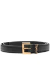 Saint Laurent Men's Belt In Black