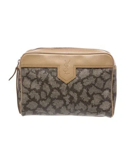 Pre-owned Saint Laurent Belt Bag In Brown