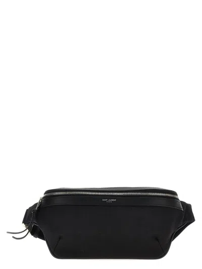 SAINT LAURENT SAINT LAURENT BELT BAG WITH LOGO