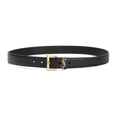 Saint Laurent Belt In Black
