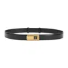 Saint Laurent Women's Belt With Charniere Buckle In Black