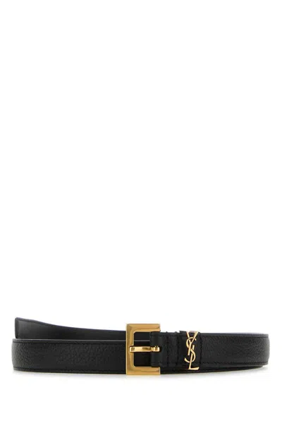 Saint Laurent Belt In Brown