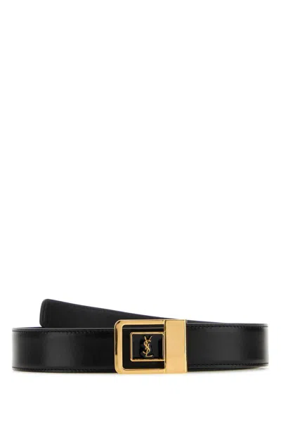 Saint Laurent Belt In Brown
