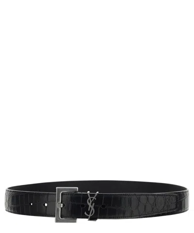 Saint Laurent Belt In Black