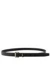 Saint Laurent Cassandre Belt In Black