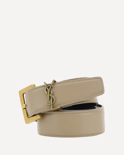 Saint Laurent Belt In Green