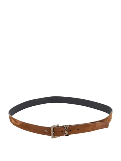 Saint Laurent Belt In Dk Land