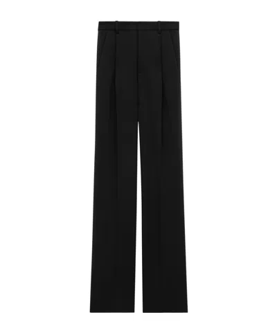 SAINT LAURENT SAINT LAURENT PLEAT DETAILED DRESS PANTS