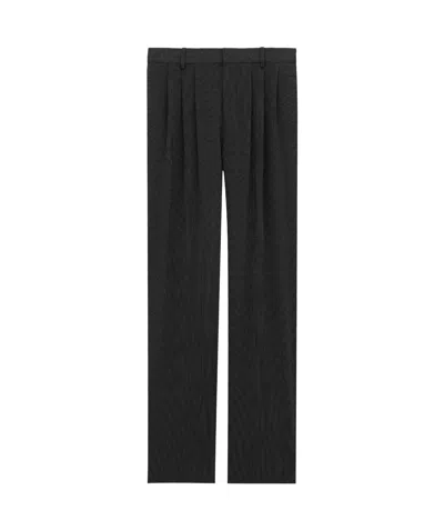 Saint Laurent Belt-loop Casual Pants In Black