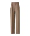 Saint Laurent Belt Loop Casual Pants In Brown