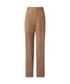 Saint Laurent Trousers In Brown