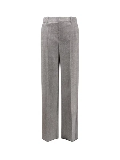 Saint Laurent Belt Loop Casual Pants In Gray