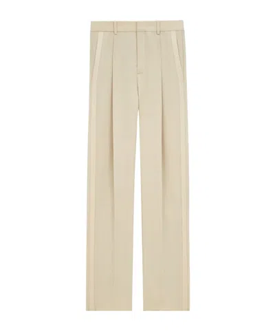 SAINT LAURENT SAINT LAURENT HIGH WAIST TUXEDO TROUSERS
