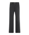 Saint Laurent Straight Jeans In Black