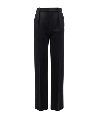 Saint Laurent Belt Loop Track Pants In Black