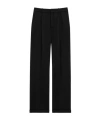 Saint Laurent Belt-loop Trousers In Black