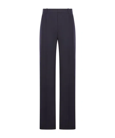 Saint Laurent Belt Loops Slacks In Black