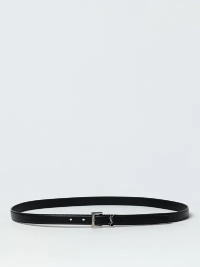 Saint Laurent Belt Men  In Black