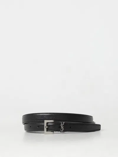 Saint Laurent Belt Men  In Black