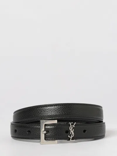 Saint Laurent Belt Men  In Black