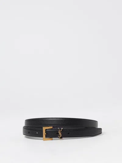 Saint Laurent Belt Men  In Black