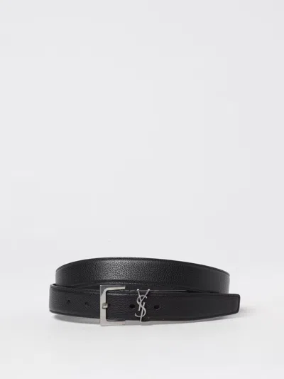 Saint Laurent Belt Men  In Orange