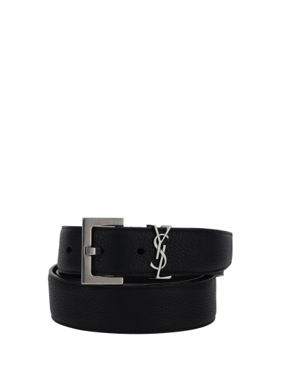 Saint Laurent Belt In Nero