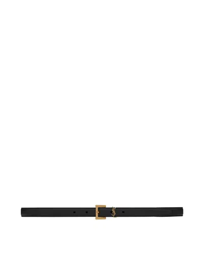 Saint Laurent Belt In Nero