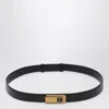 Saint Laurent Women's Belt With Charniere Buckle In Black