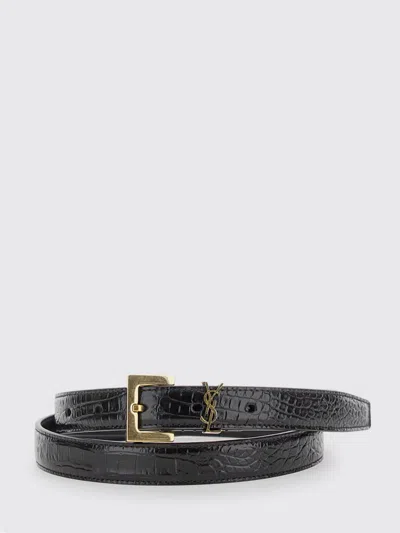 Saint Laurent Belt Woman In Black