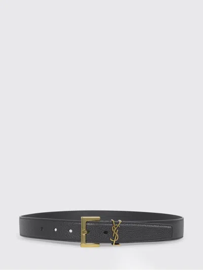 Saint Laurent Belt Woman  In Black