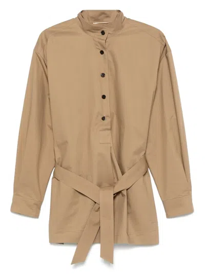 SAINT LAURENT BELTED TOP