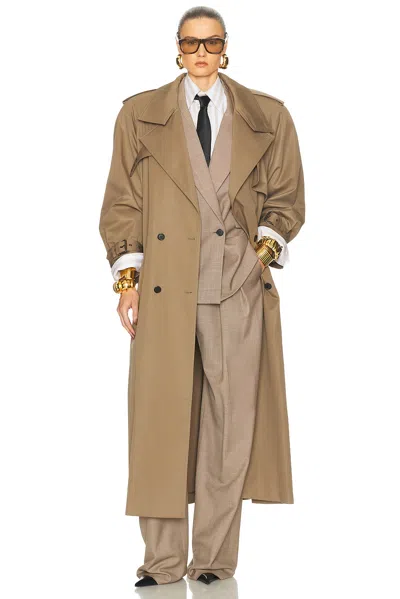 Saint Laurent Belted Trench Coat