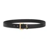 Saint Laurent Cassandre Leather Belt