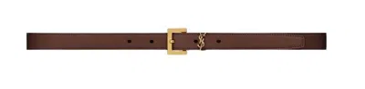 Saint Laurent Belts In Brown